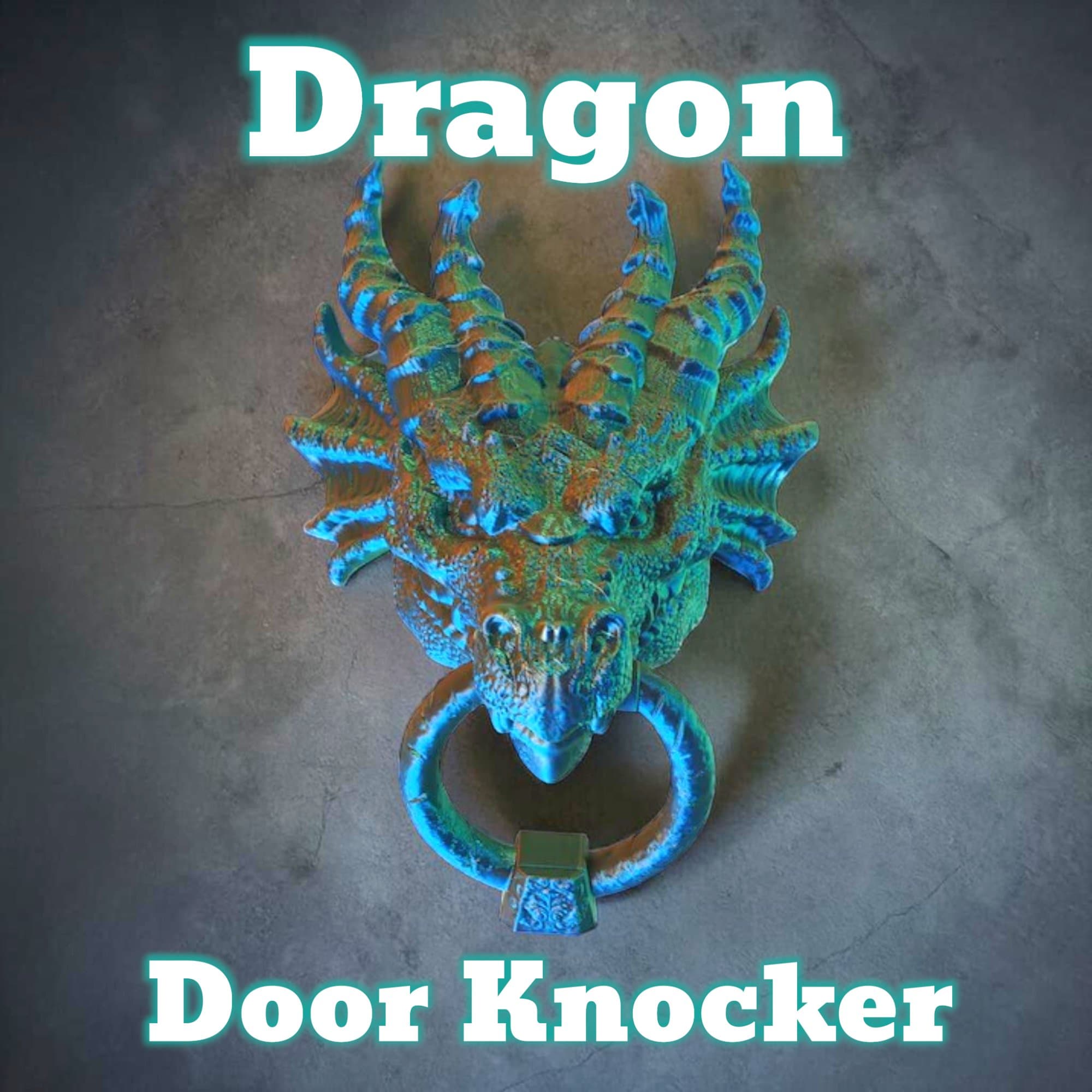 Dragon Door Knocker, bedroom Home Decor, Fantasy Theme