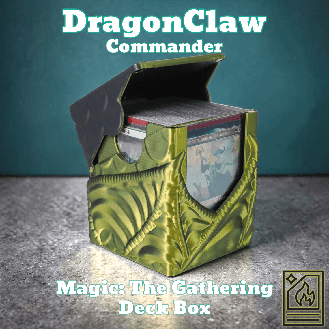 Magic The Gathering Gift - Dragonclaw Commander Deck Box